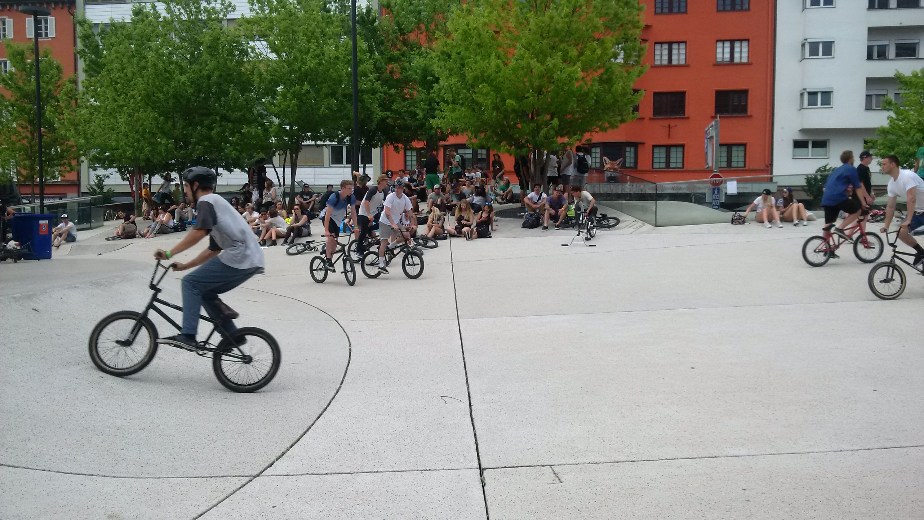 Ein Sporttag für jede Altersklasse fand am 06. Juni in Innsbruck Stadt: Für Kinder, Familien und SeniorInnen wurde beim Sommersporttag am Baggersee ein buntes Programm geboten, am Landhausplatz zeigten FreestylerInnen spektakuläre Stunts, viele junge Leute kamen und probierten selbst die unterschiedlichsten Trendsportarten aus. Am Abend begeisterte die deutsche Band "OK KID" die ZuschauerInnen. Vizebürgermeister Christoph Kaufmann stattete beiden Veranstaltungen einen Besuch ab.